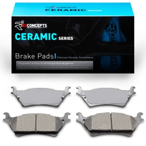 Ford F-150 Brake Pads - Rear - R1 Concepts - Ceramic - `12-`20